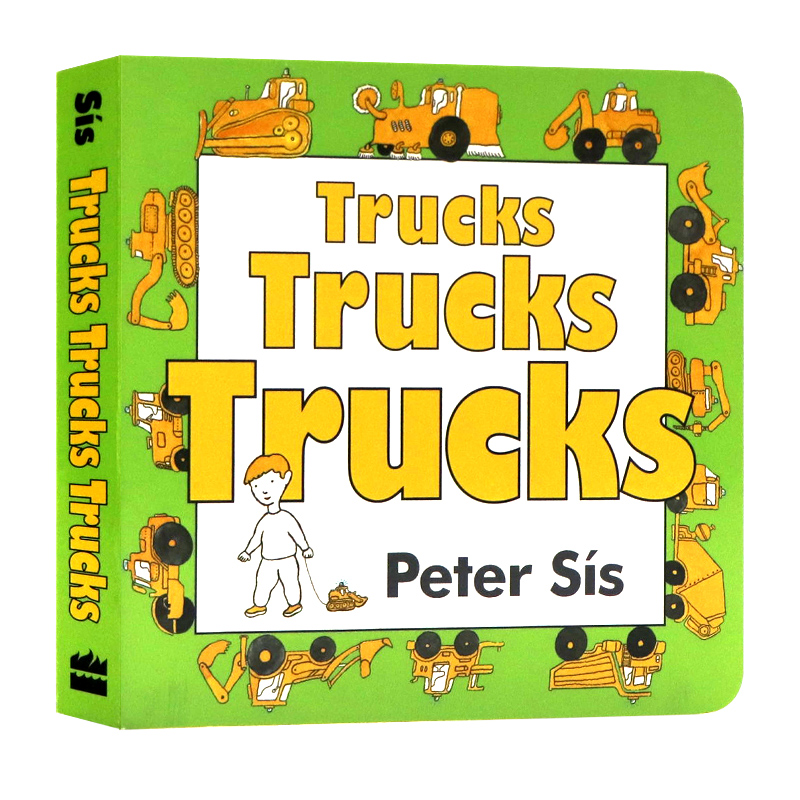 卡车卡车卡车纸板书英文原版 Tru