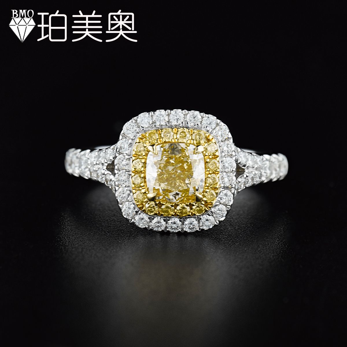 珀美奥黄钻钻戒 GIA黄钻 70分 彩色钻石 18K金镶嵌黄钻 女 正品|ruв категории ювелирные изделия/алмаз/жадеит/золото, ювелирных алмазов (новая), украшения - от Buy2taobao.com для оказания профессиональной услуги покупки агента Taobao