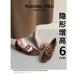 韩版内增高豹纹玛丽珍单鞋女2025新款春季小个子一字带气质晚晚鞋