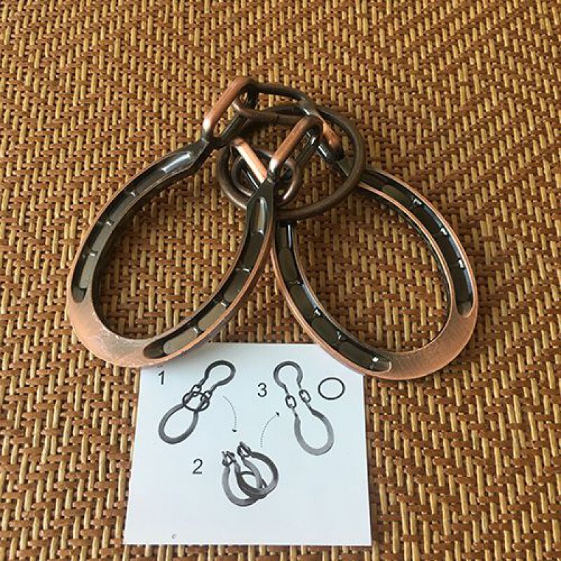 成人儿童老人 老少皆宜 解环玩具 马蹄环 大号 手铐解环