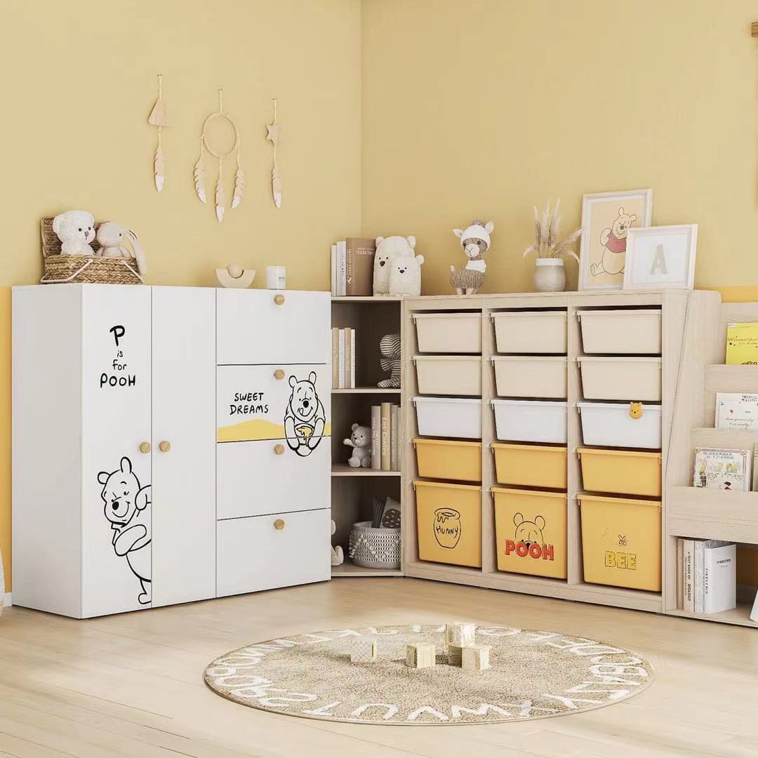 热销儿童玩具收纳柜实木环保