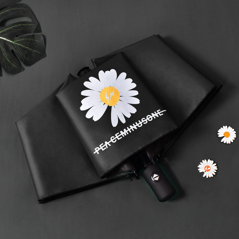 雨伞晴雨两用防晒防紫外线ins学生小雏菊粉色全自动太阳伞遮阳伞