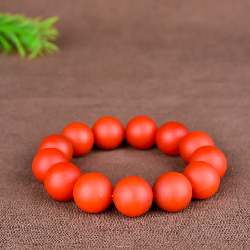 保山南红磨砂单圈多圈手链项链男女款diy手工配饰