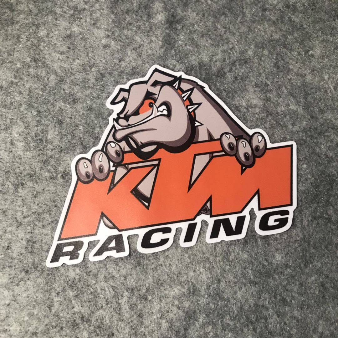 个性汽车摩托车改装装饰赞助商ktm越野大狗motogp汽车装饰贴