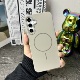 适用于三星s25ultra手机壳肤感磨砂s24plus高级感s24u细圈磁吸s23uitra情侣防摔s25/s23plus轻薄PC硬时尚A15