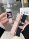 高山硅胶柔软运动男女iwatch978代SE适用于applewatch9静静的表带