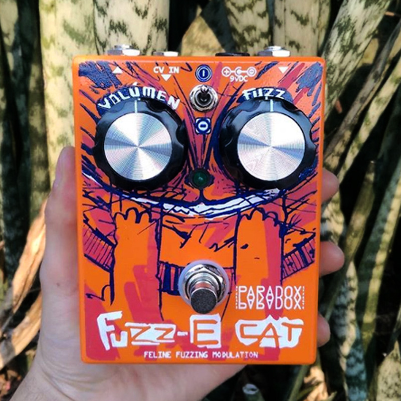 墨产手工 PARADOX FUZZ-E CAT  法兹猫 8Bit八度音法兹单块效果器