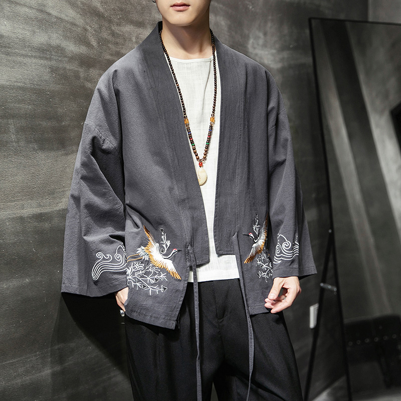 中国风男装外套潮流帅气刺绣