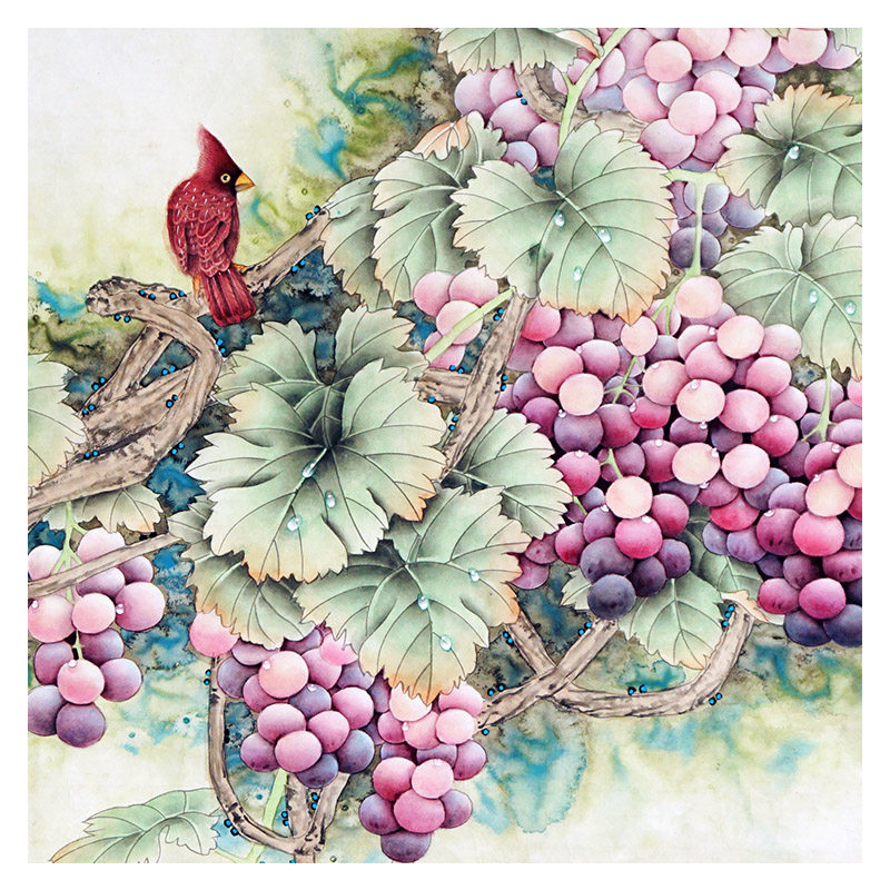 顾英华《珠玉满堂》职业画家 中国美协辽宁分会会员