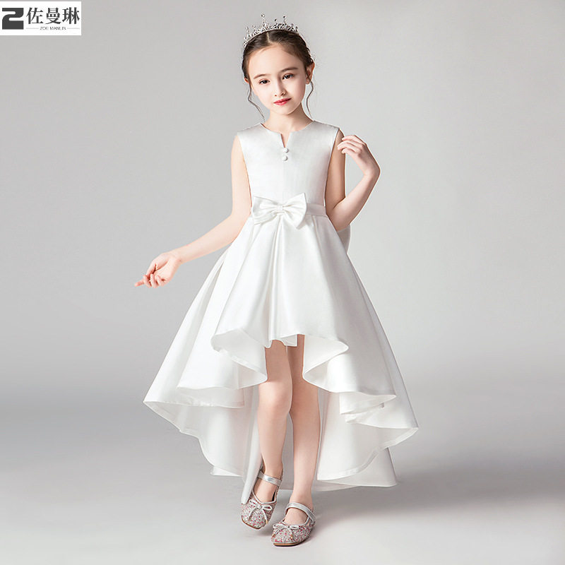 女大童公主裙晚礼服夏蓬蓬纱洋气12岁生日中大童礼裙超仙圆锁服装