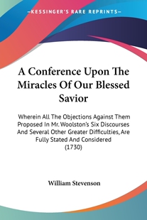 【预售 按需印刷】A Conference Upon The Miracles Of Our Blessed Savior