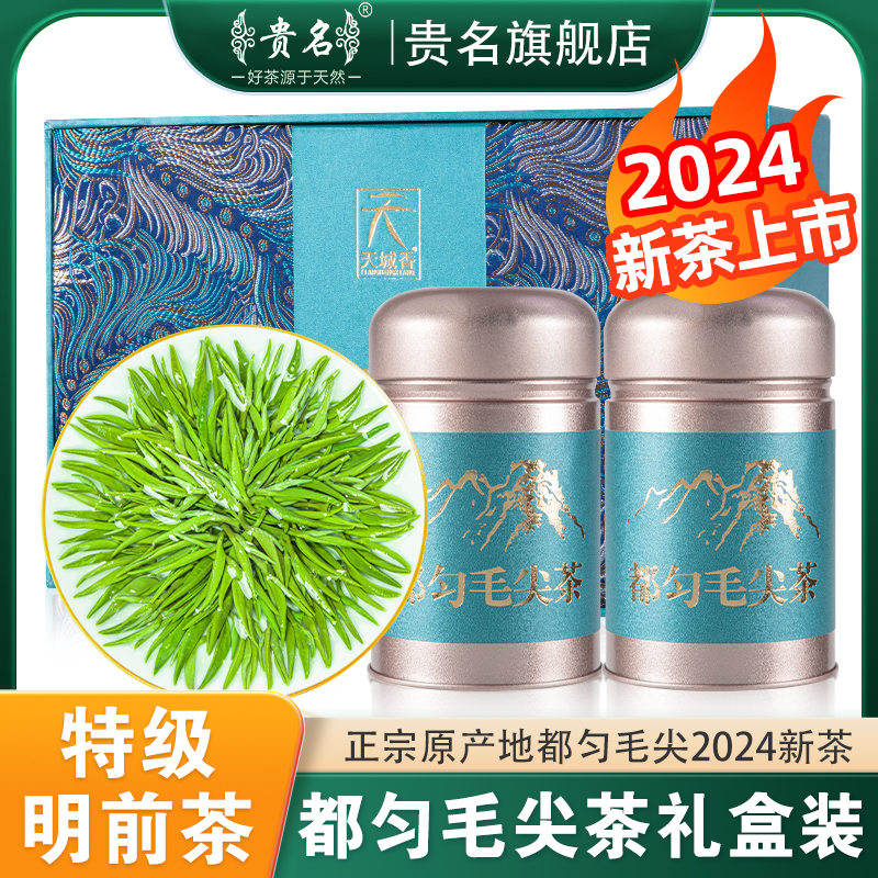 贵州都匀毛尖特级绿茶2024新茶明