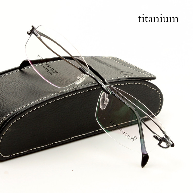 titanium镜架纯钛无框