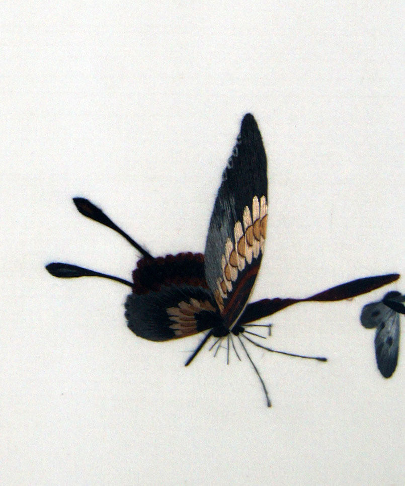 苏绣单面绣 《蝶恋花》刺绣