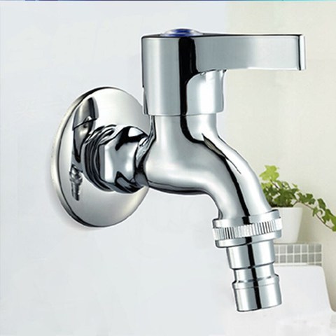 加厚全铜芯4分快开水龙头拖把池入墙式厨房水槽单冷热龙头洗衣机