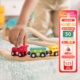 美国Btoys木制轨道山地火车套装玩具模型儿童早教益智积木3岁+