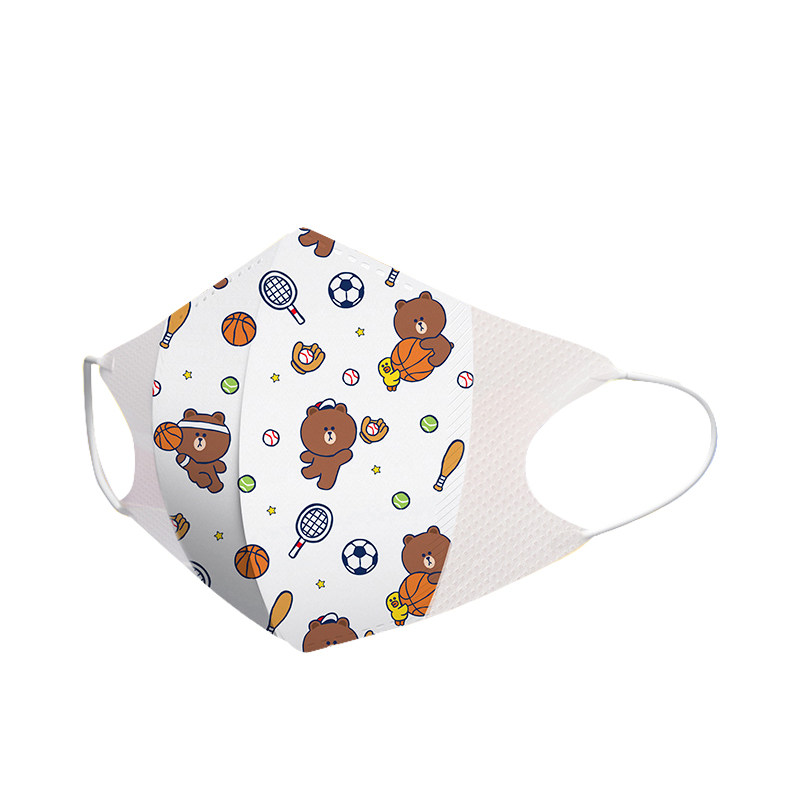 日本greennose绿鼻子一次性儿童口罩18岁男女宝宝立体透气防护