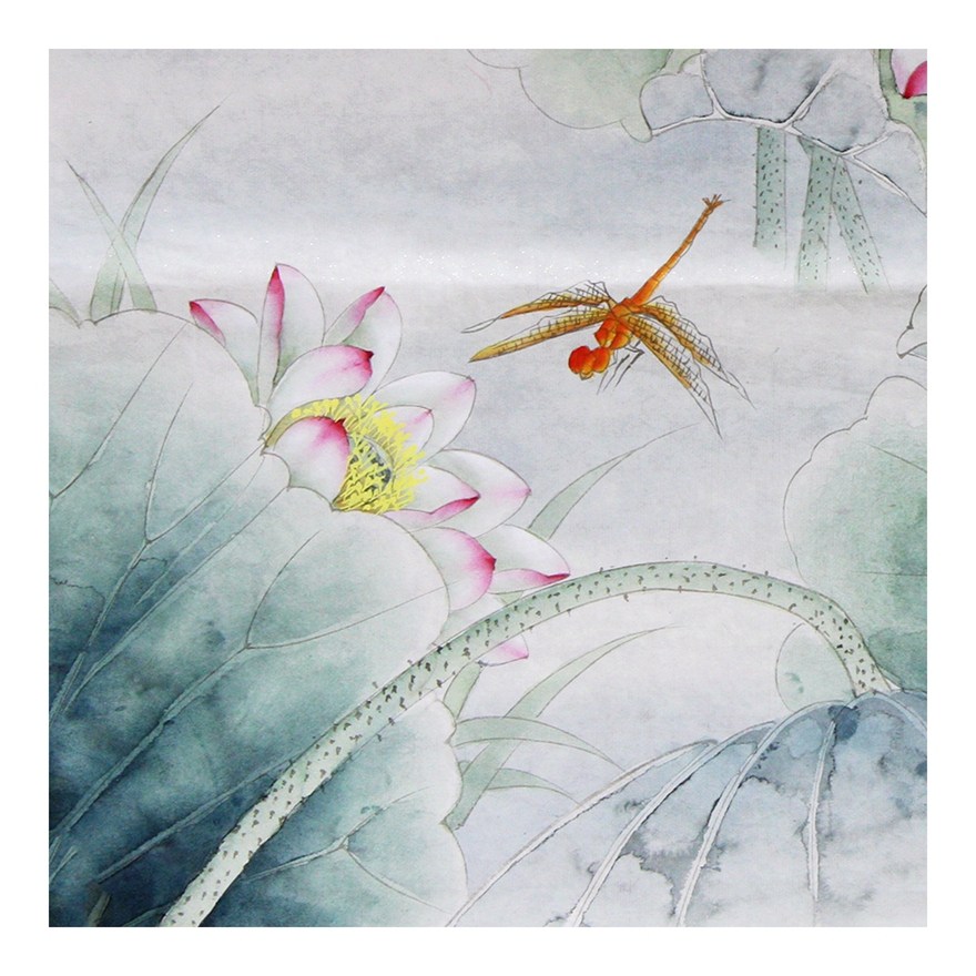 李颖《小池》职业画家