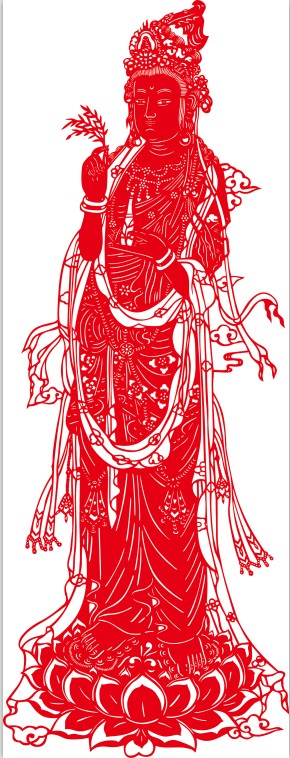 9张江南水乡风景剪纸图样电子版刻纸练习底稿景观窗花素材包邮