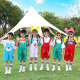 六一幼儿园表演合唱服小学生啦啦队演出服儿童背带裤毕业拍照班服
