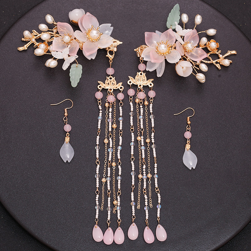 古风饰品发夹对夹边夹发饰