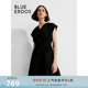 【小黑裙系列】BLUE ERDOS鄂尔多斯24春夏新款简约法式V领连衣裙