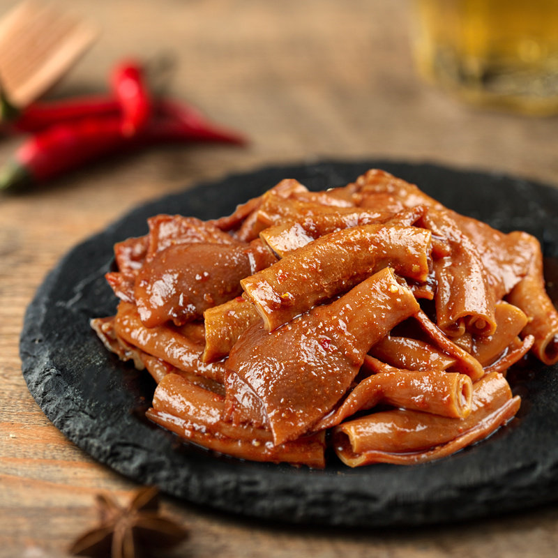 网易严选鸭肚即食香辣128g袋装休闲肉类零食卤味熟食办