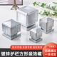 铁艺方管护栏莲花柱帽市政围栏遮丑盖阳台配件铁艺方管盖帽装饰盖