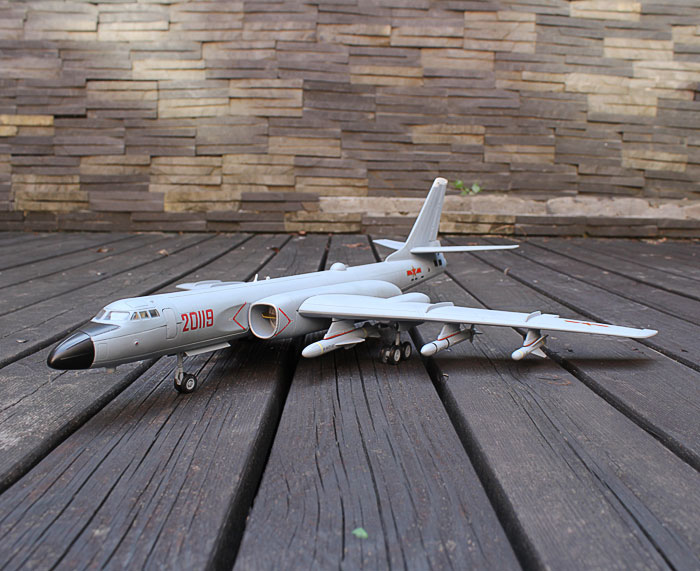 1:86轰6k轰炸机模型轰六kh6k战略轰炸机模型合金仿真飞机收藏模型