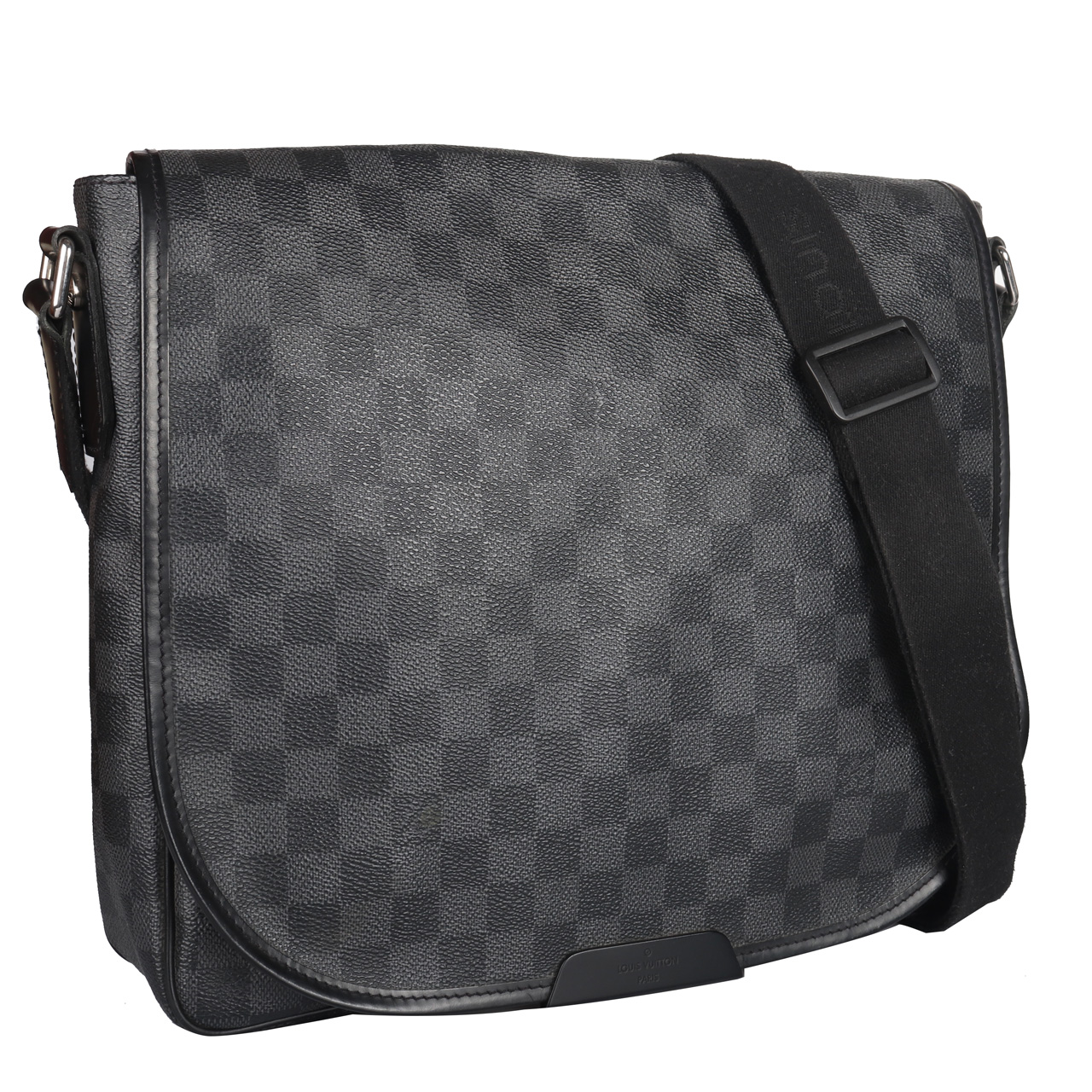 [9.5新]路易威登lv男士经典款棋盘格单肩斜挎包