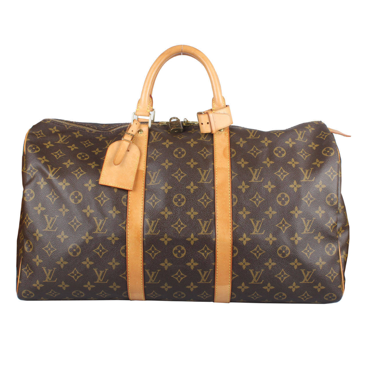 [9.0新]路易威登lv经典款老花手提包旅行手袋keepall 50