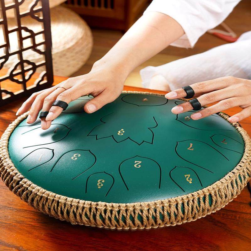 空灵鼓乐器15音13品牌官方旗舰店初学者简单易学专业级儿童色空鼓