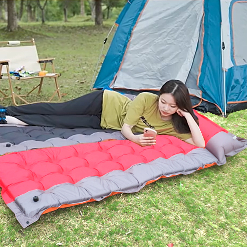 自动充气垫单人野餐户外帐篷地垫露营防潮垫充气床垫打地铺睡垫