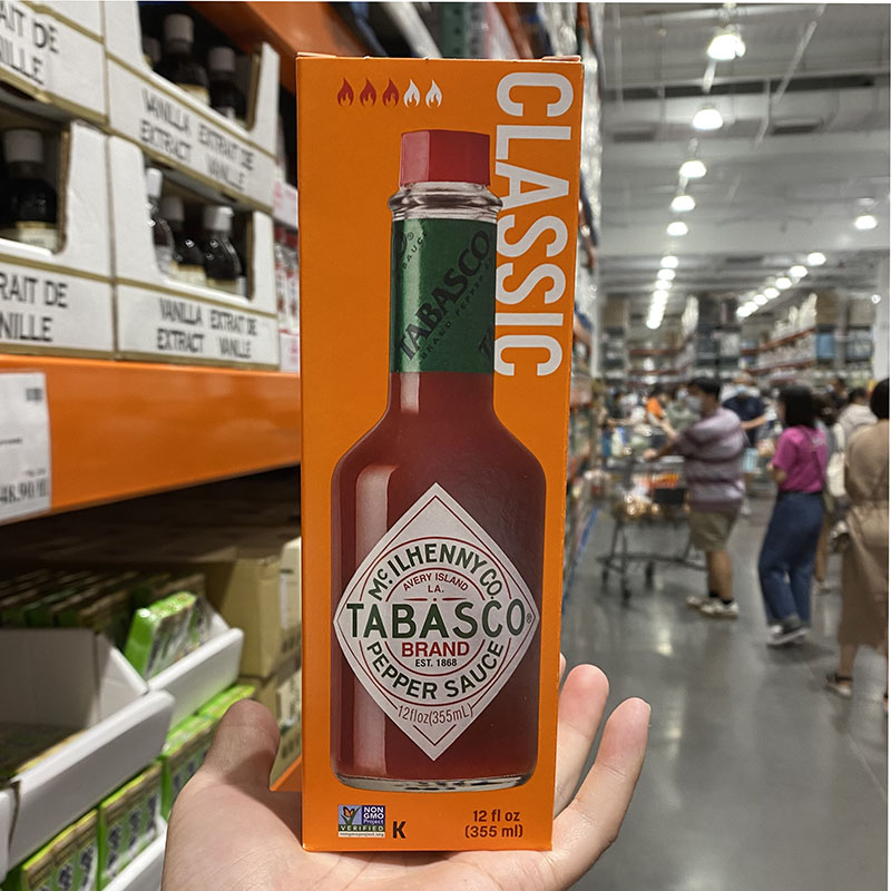 上海costco购美国进口Tabasco 辣椒汁辣椒酱 355ml西餐意面调味酱