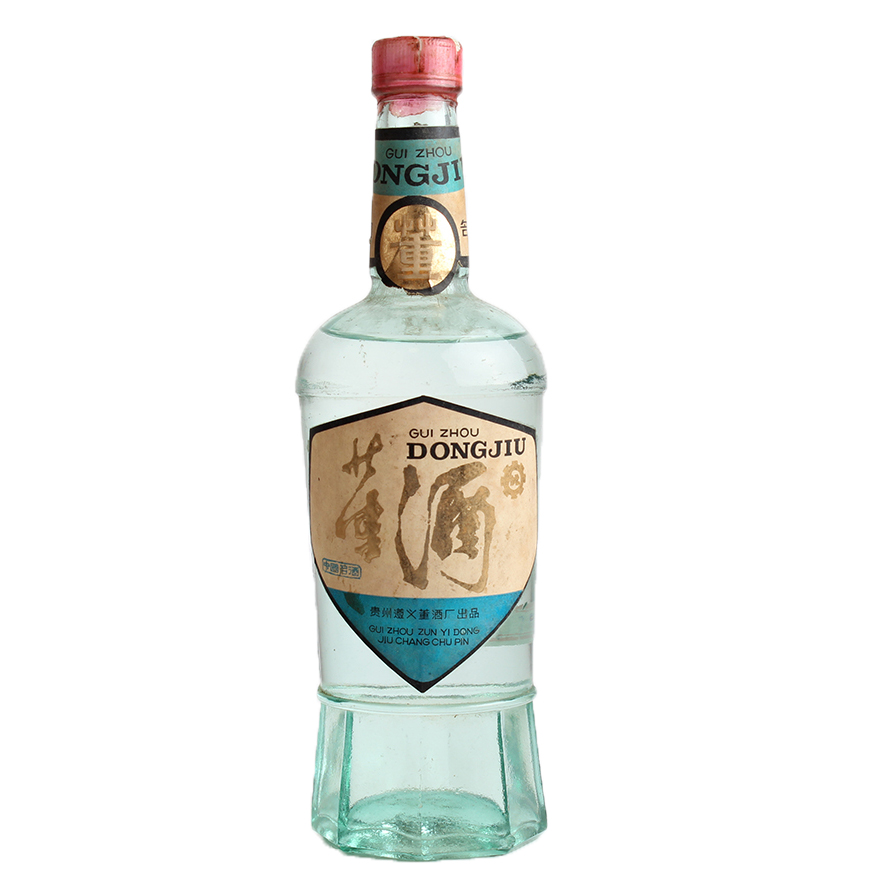 13-8【硕博名酒】1982年 塑盖 蓝标董酒(膜裂)59度 500ml 978g