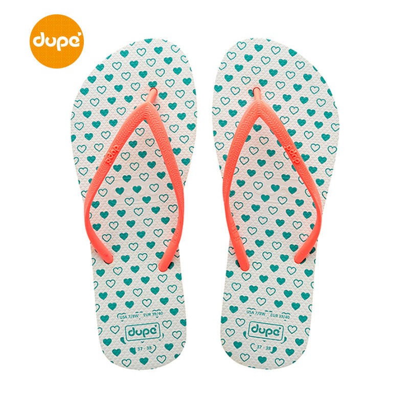 dupe巴西新款橡胶人字拖女夏防滑时尚平底沙滩凉拖