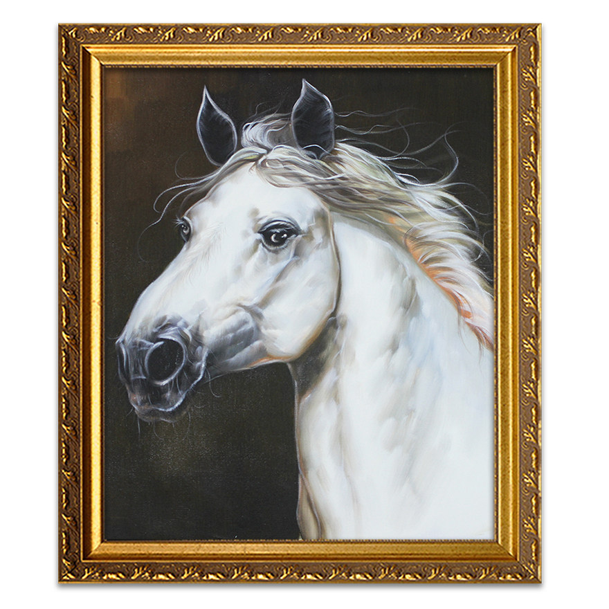 【学院艺术】湖北美院 王觉康 《白马》| 油画