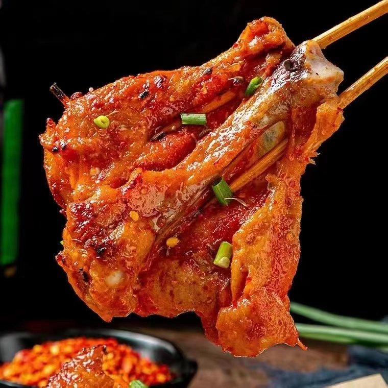 鸡腿串蝴蝶腿串奥尔良调理口味10支/包150克左右烧烤油炸三包包邮