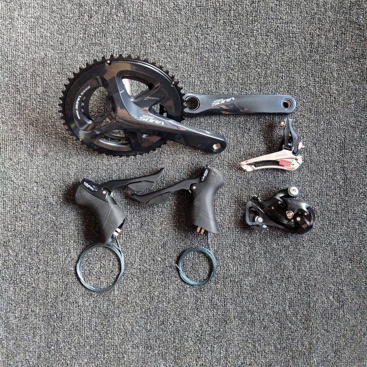 shimano禧玛诺r3000变速套件 公路车sora18s 手变 前拨 后拨 牙盘