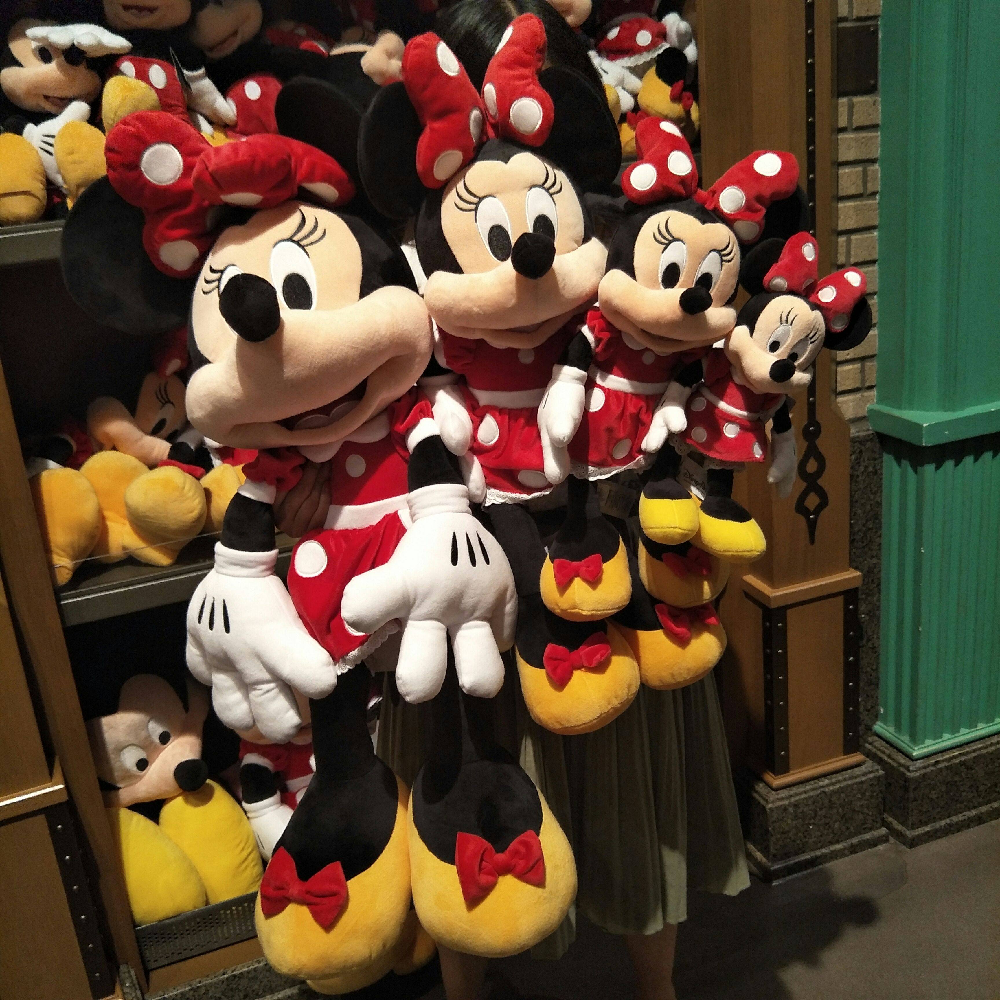 上海迪士尼国内代购米奇米妮毛绒公仔玩偶米老鼠娃娃玩具七夕礼物