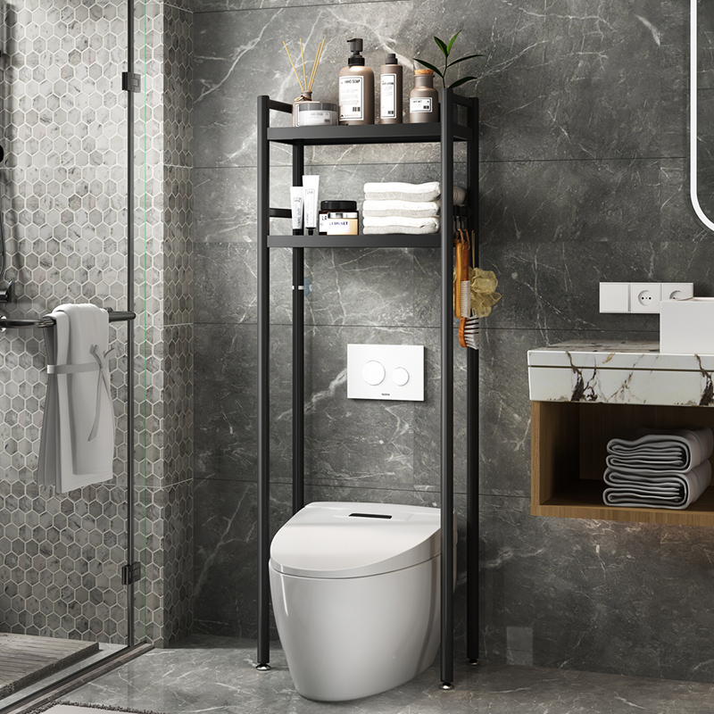 卫生间置物架马桶上方多功能厕所后面的支架浴室空隙收纳柜架子