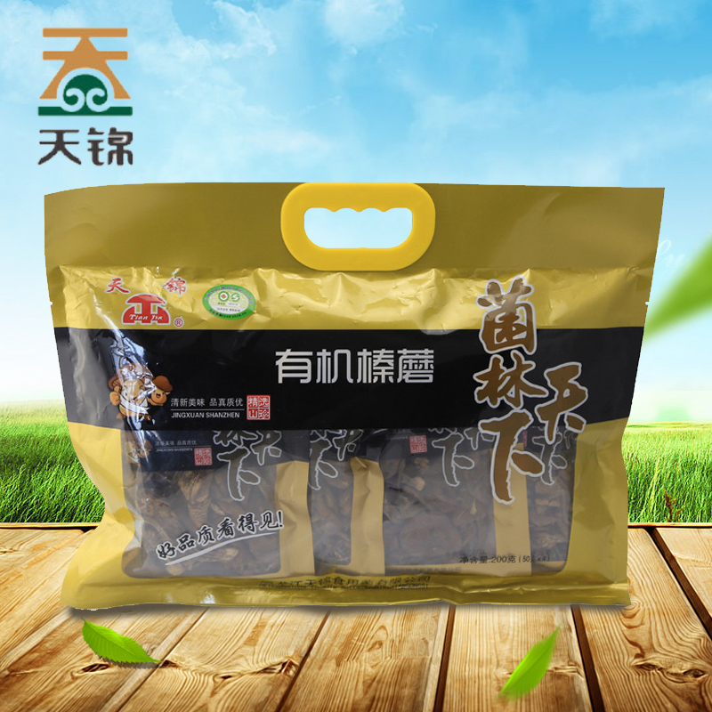 天锦有机东北野生榛蘑山珍菌菇食用菌礼包干货食品 50g*4袋|ruв категории зерно риса/север и Юг сухих грузов/приправы, север и Юг сухих грузов/мясо сухих грузов, сухогрузный/родной, грибов - от Buy2taobao.com для оказания профессиональной услуги покупки агента Taobao