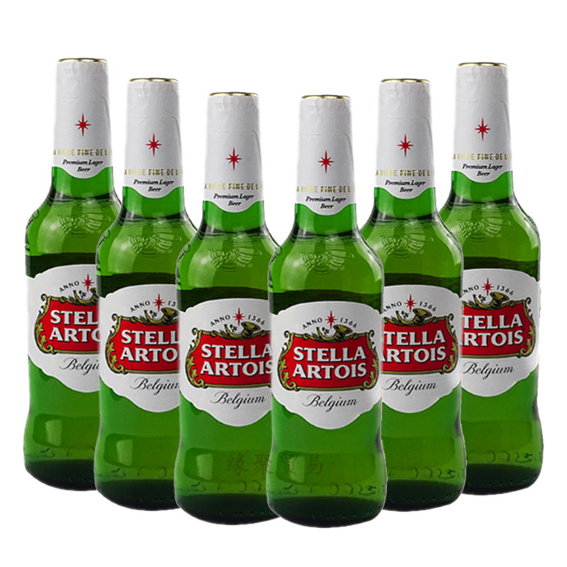 比利时风味 stella artois 时代啤酒 330mlx24瓶 整箱