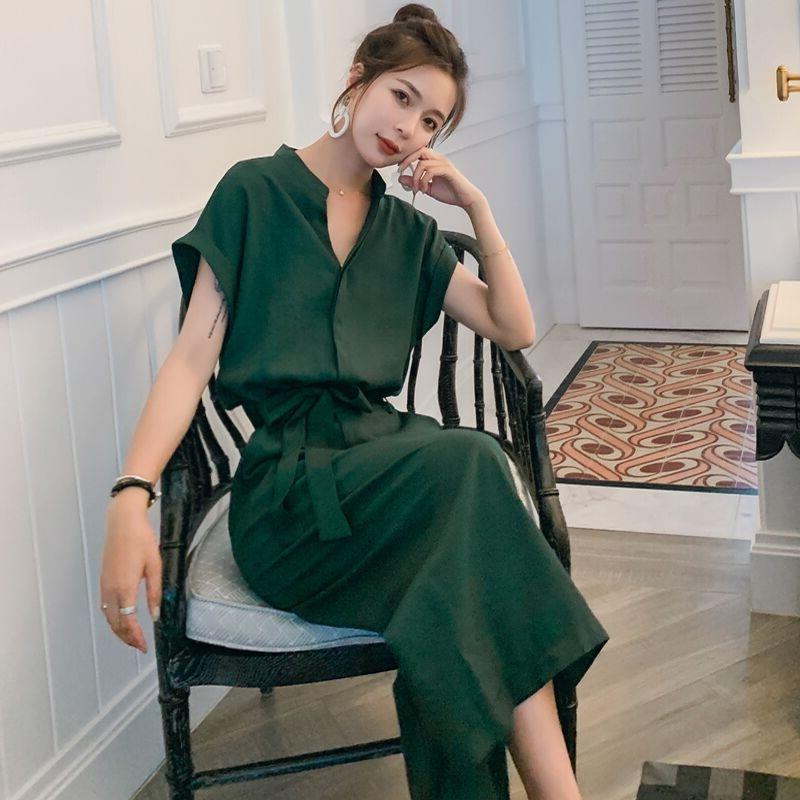 2019夏装新款大码女装胖mm宽松显瘦连体裤子冰丝阔腿裤套装200斤|ruв категории Женская одежда, женской одежды - от Buy2taobao.com для оказания профессиональной услуги покупки агента Taobao