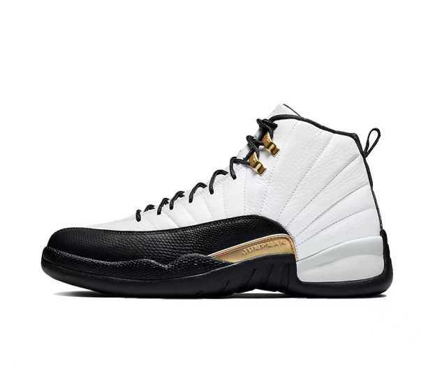 air jordan12乔aj12金扣黑白金男女休闲运动高帮篮球鞋ct8013-170