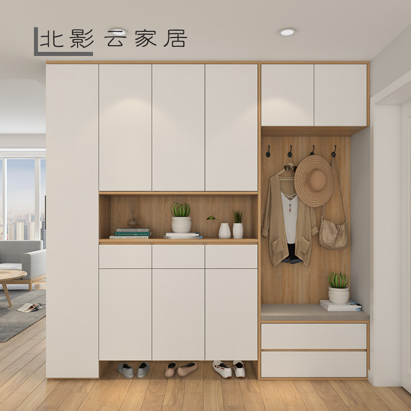 门口玄关柜门厅柜客厅省空间小户型储物收纳柜定制鞋橱鞋柜简约
