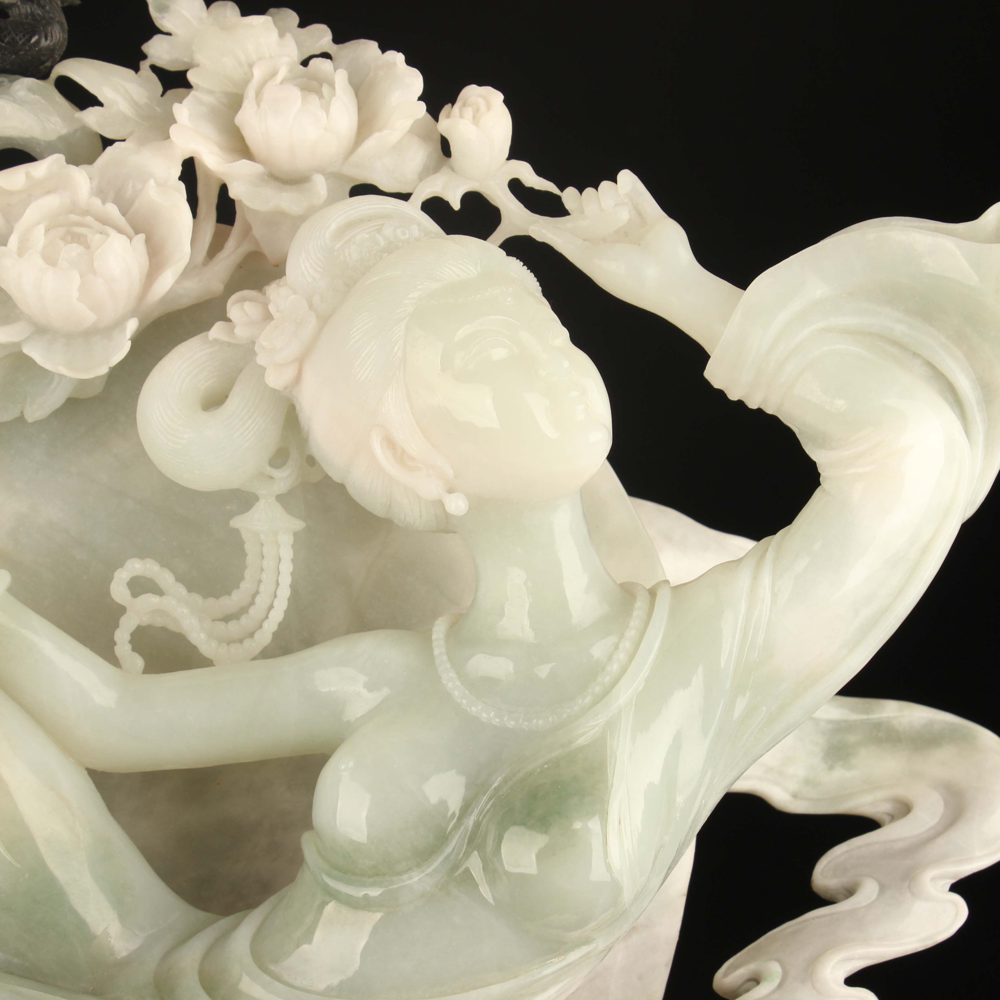 镇平玉雕馆 飞天摆件 21公斤