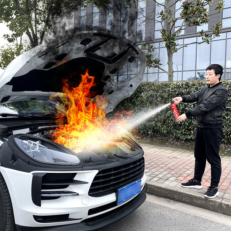 火焰战士车载水基灭火器小车用水基型灭火器私家车汽车用小型便携