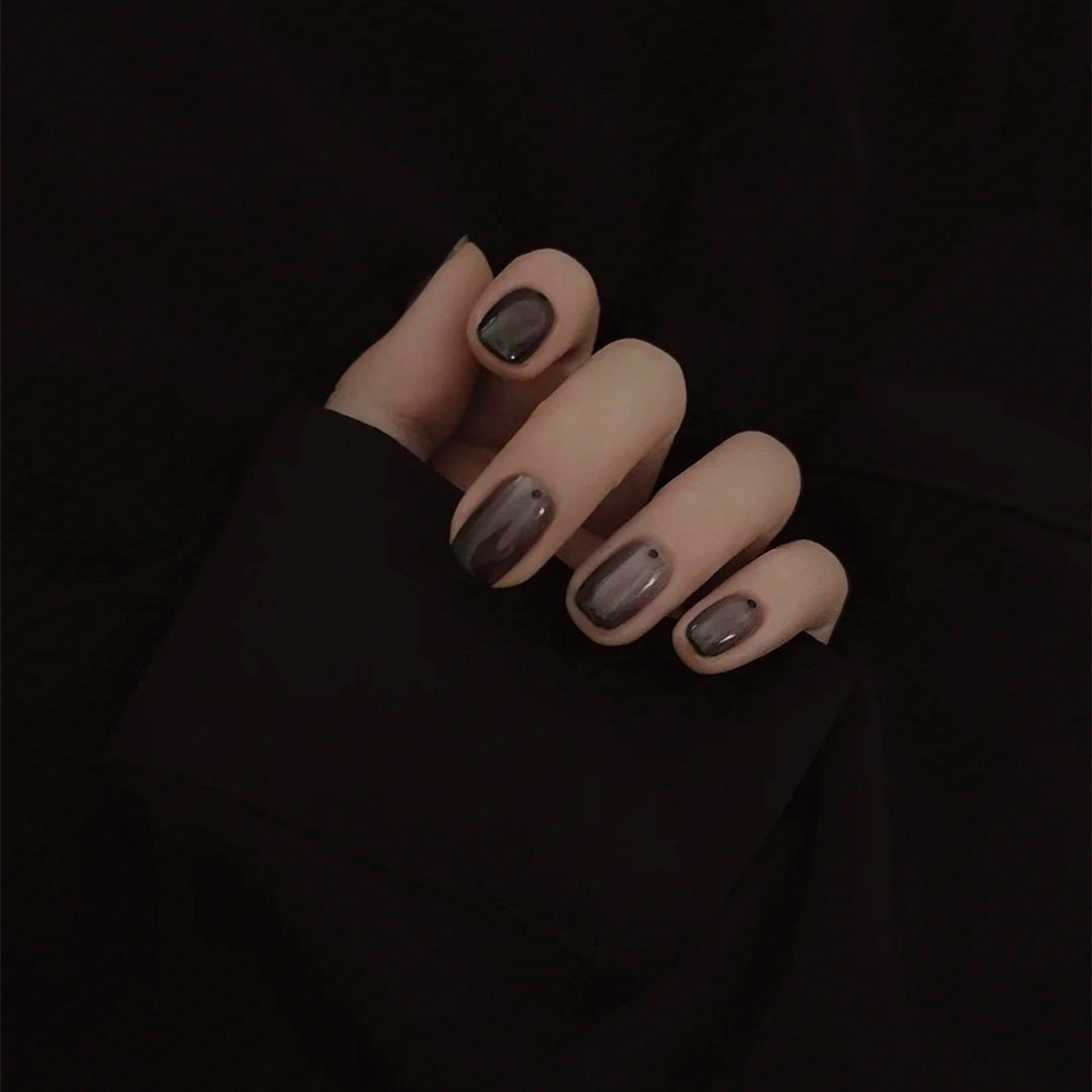 craft 手艺的优惠券大全—透黑假指甲黑钻个性酷美甲可取可戴短款女