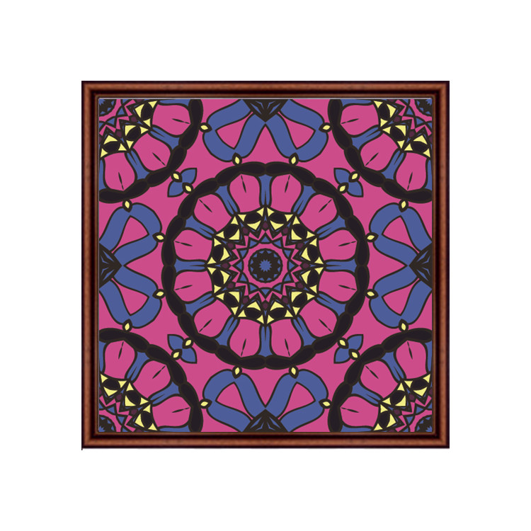 Manufactor Customized Porcelain painting Thermal transfer Porcelain Kaleidoscope decorative pattern Ceramic painting Hanging picture decorate Porcelain painting Sidingin the Personalized custom/Design Services/DIY , Daily/Decorative custom , Woodcut/Decorative painting category - from Buy2taobao.com to provide professional Taobao agent buy service